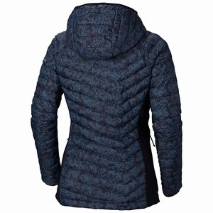 Columbia Powder Lite™ Hooded Jacka Dam Marinblå (BNTHQ6723)